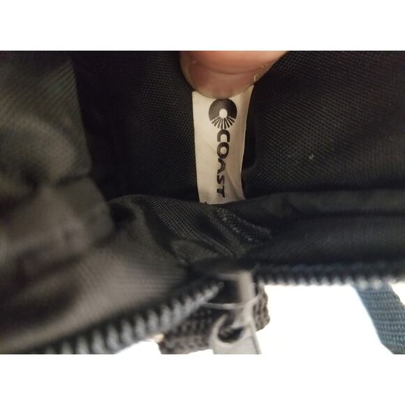 Coast Black Camera Bag Case Crossbody Strap Small Nylon - Picture 4 of 6